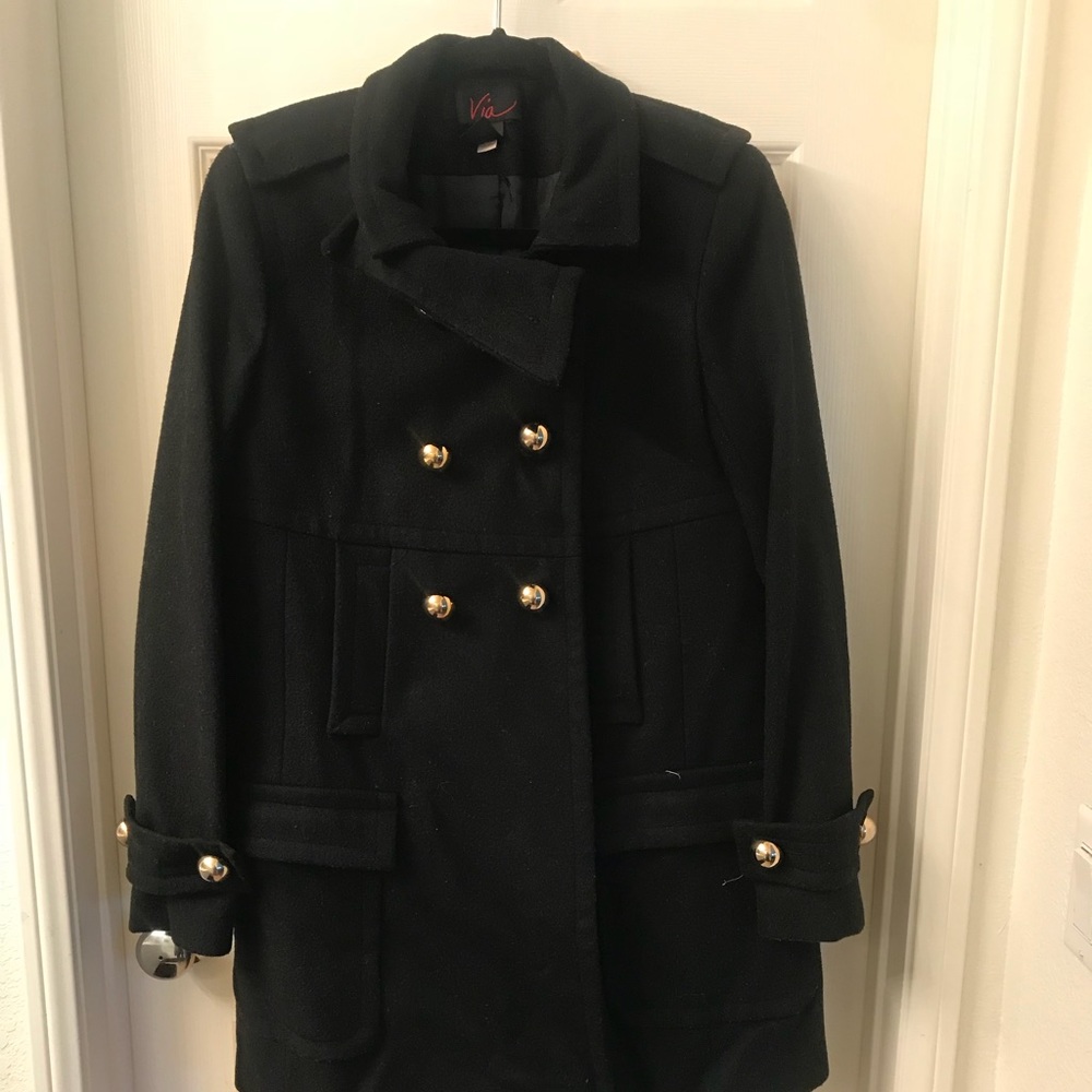 Black trench coat